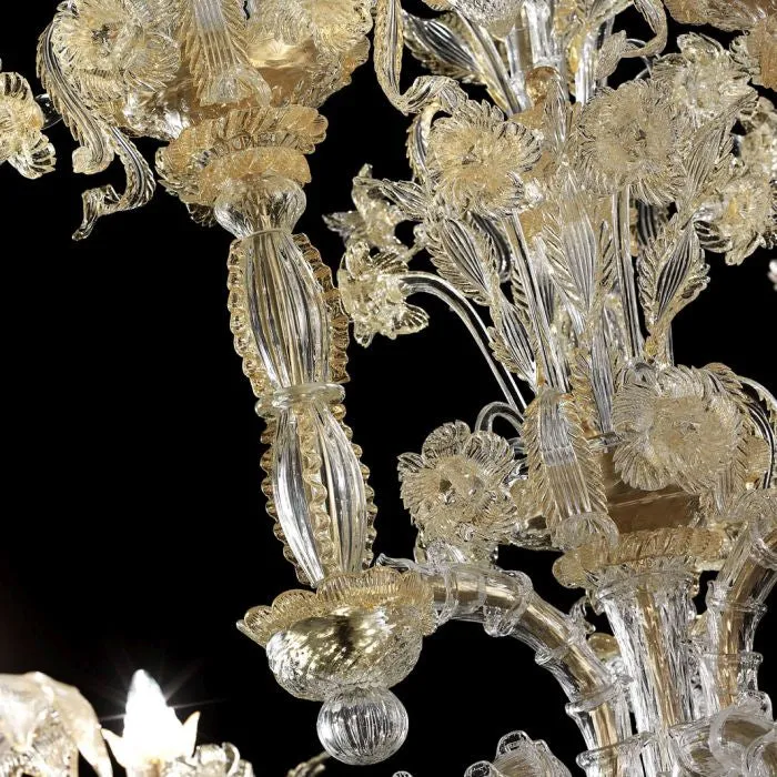 165 Cm Murano Glass Rezzonico Chandelier