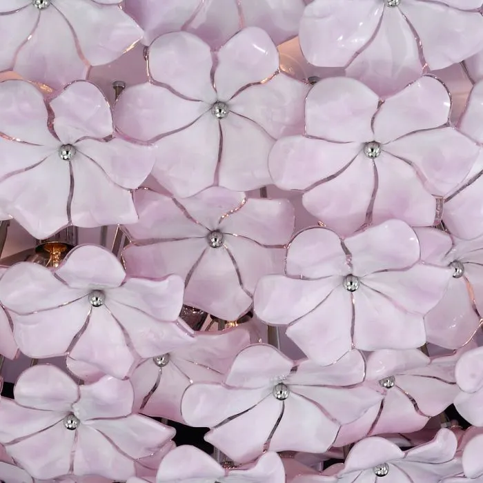 1970S-Style Flower Ceiling Light In The Cenedese Style