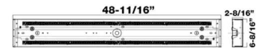 2PK 4 Foot LED Color Changing Wrap, 40 Watt, 3500K, 4000K or 5000K, 120-277V, 4800 Lumens