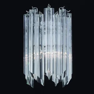 30 Cm Tall Murano Glass Prism Wall Light