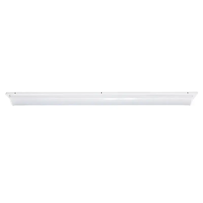 4PK 8FT Premium Strip-Light LED Retrofit Kit with Lens, 10160 Lumen Max, Wattage and CCT Selectable, 120-277V