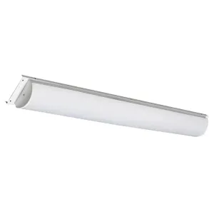 4PK 8FT Premium Strip-Light LED Retrofit Kit with Lens, 10160 Lumen Max, Wattage and CCT Selectable, 120-277V