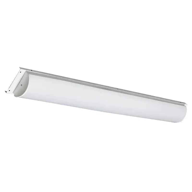 4PK 8FT Premium Strip-Light LED Retrofit Kit with Lens, 10160 Lumen Max, Wattage and CCT Selectable, 120-277V