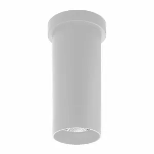 4" Ceiling Mount Cylinder Light, Triac Dimming, CCT & Wattage Selectable, 120-277V, White