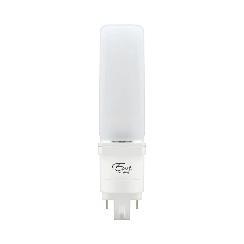 6PK LED Horizontal 12 Watt PL Lamp, G24q Base, 120-277V, 1100 Lumens, 5000K
