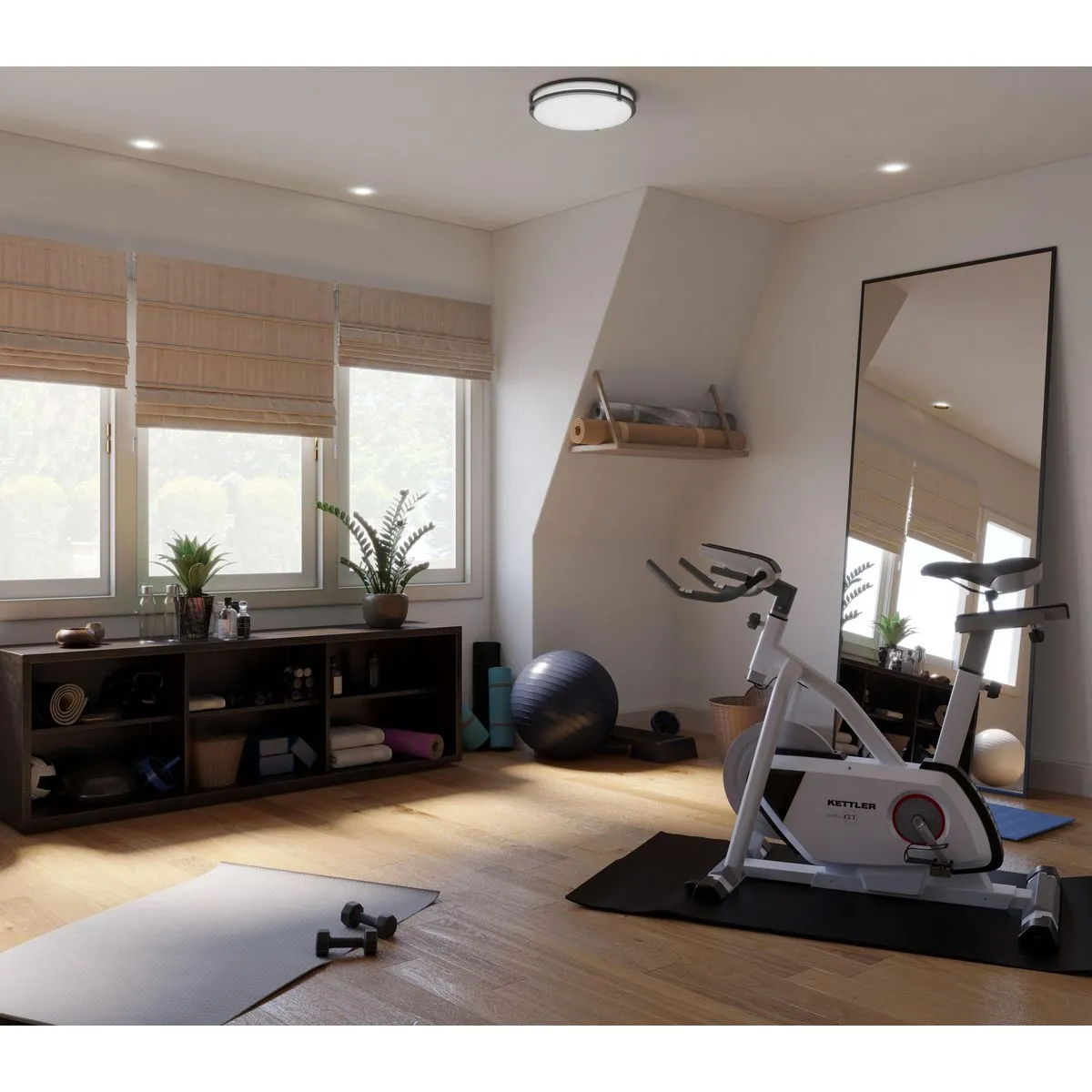 Abide Collection 5-CCT Integrated LED 14" Medium Flush Mount Light