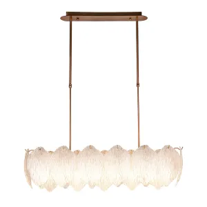 Acanthus Nine Light Island Chandelier