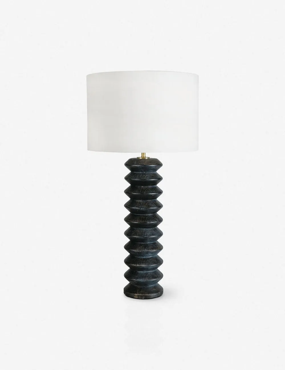 Accordion Table Lamp by Regina Andrews, Ebony