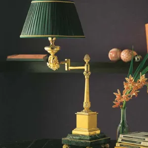 Adjustable Traditional Marble Reading Lamp