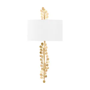 Adrienne Wall Sconce - Vintage Gold Leaf