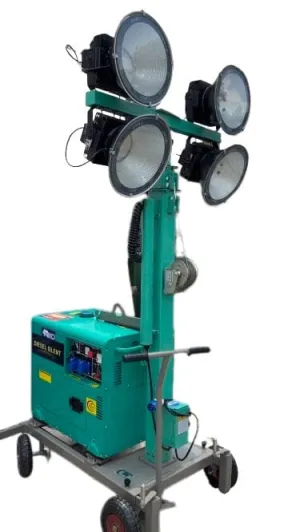 Aiko Tower Light Come with 5KW Generator With Round LED 200Wx4 | Model : CNZM-12-2004