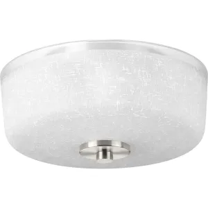Alexa Collection Two-Light 12-1/4" Flush Mount