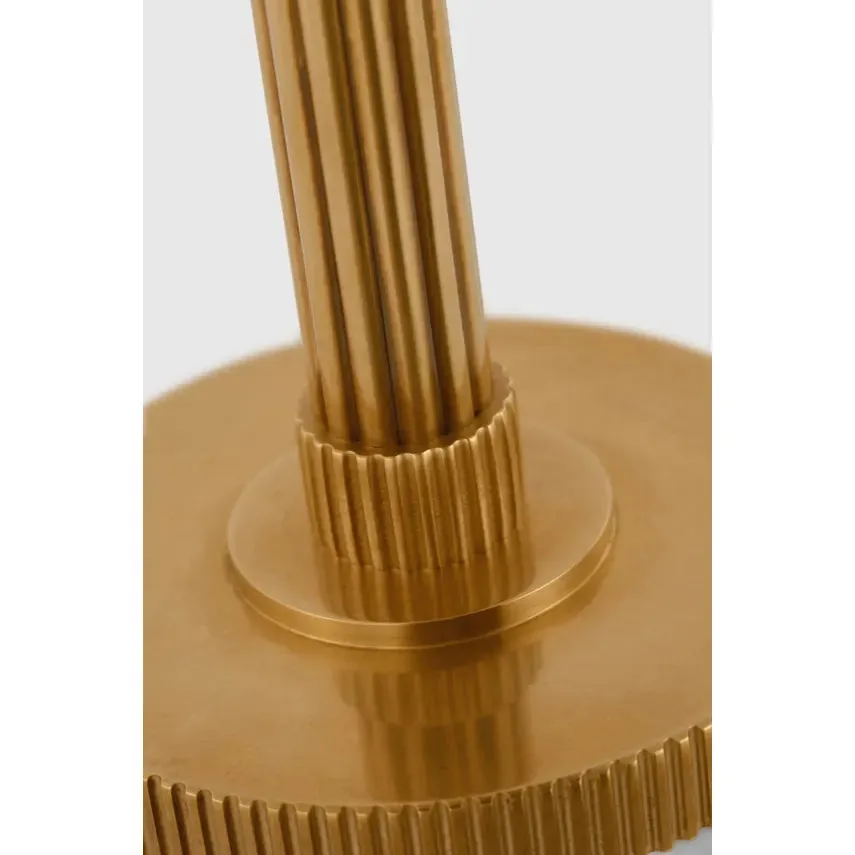 Arden 9" Rechargeable Accent Lamp - Antique Brass