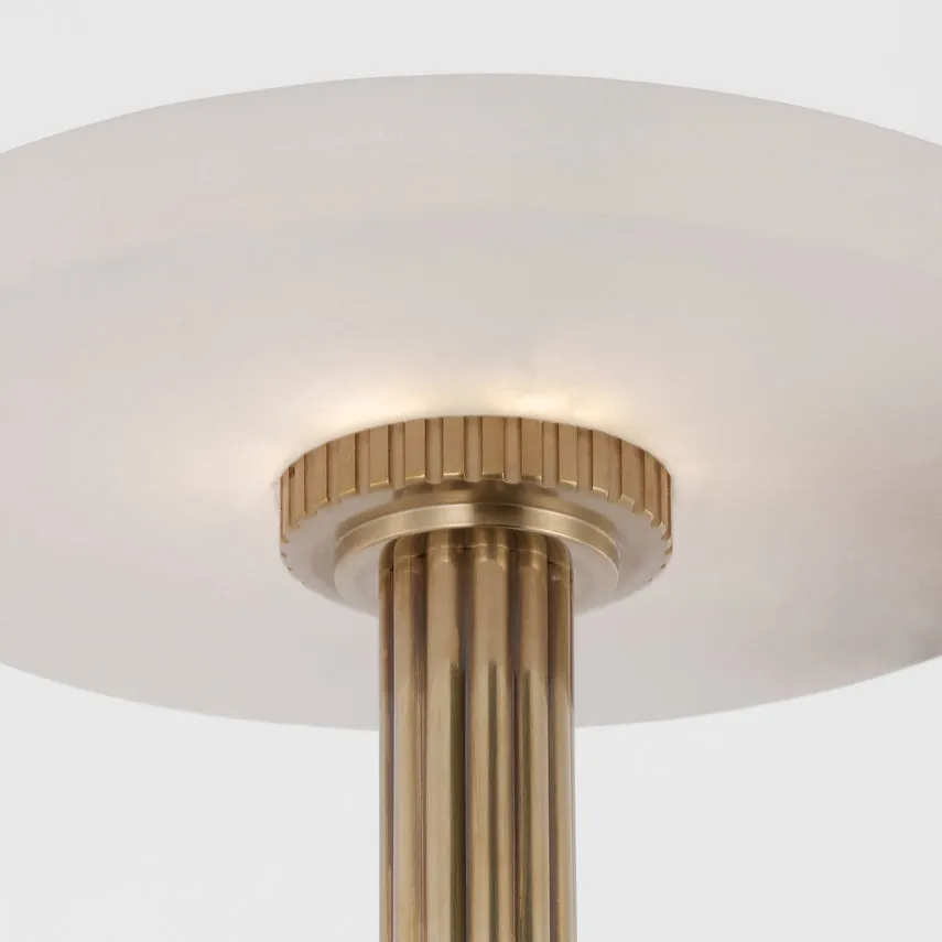 Arden 9" Rechargeable Accent Lamp - Antique Brass