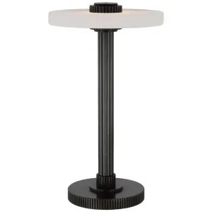 Arden 9" Rechargeable Accent Lamp - Bronze