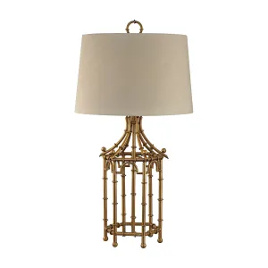 Bamboo Birdcage One Light Table Lamp