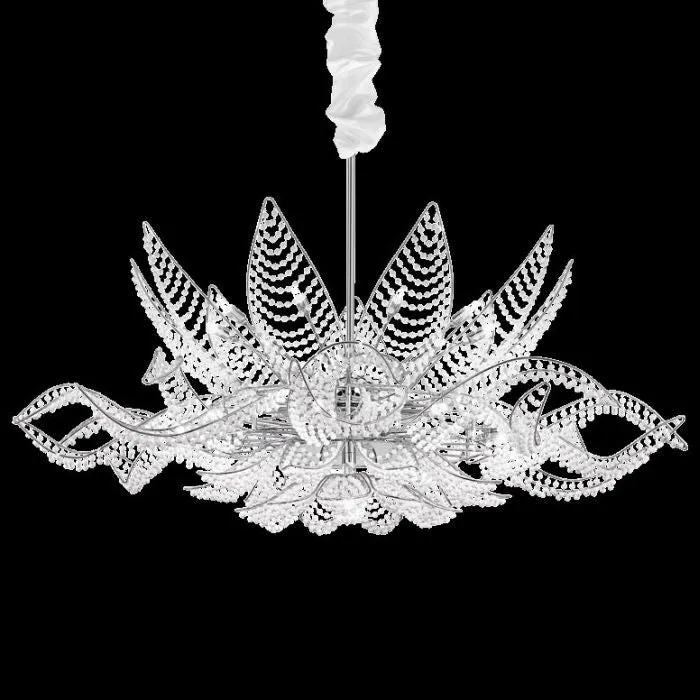 Beautiful Centrepiece Pendant Light With Murano Glass Pearls Or Premium Beads