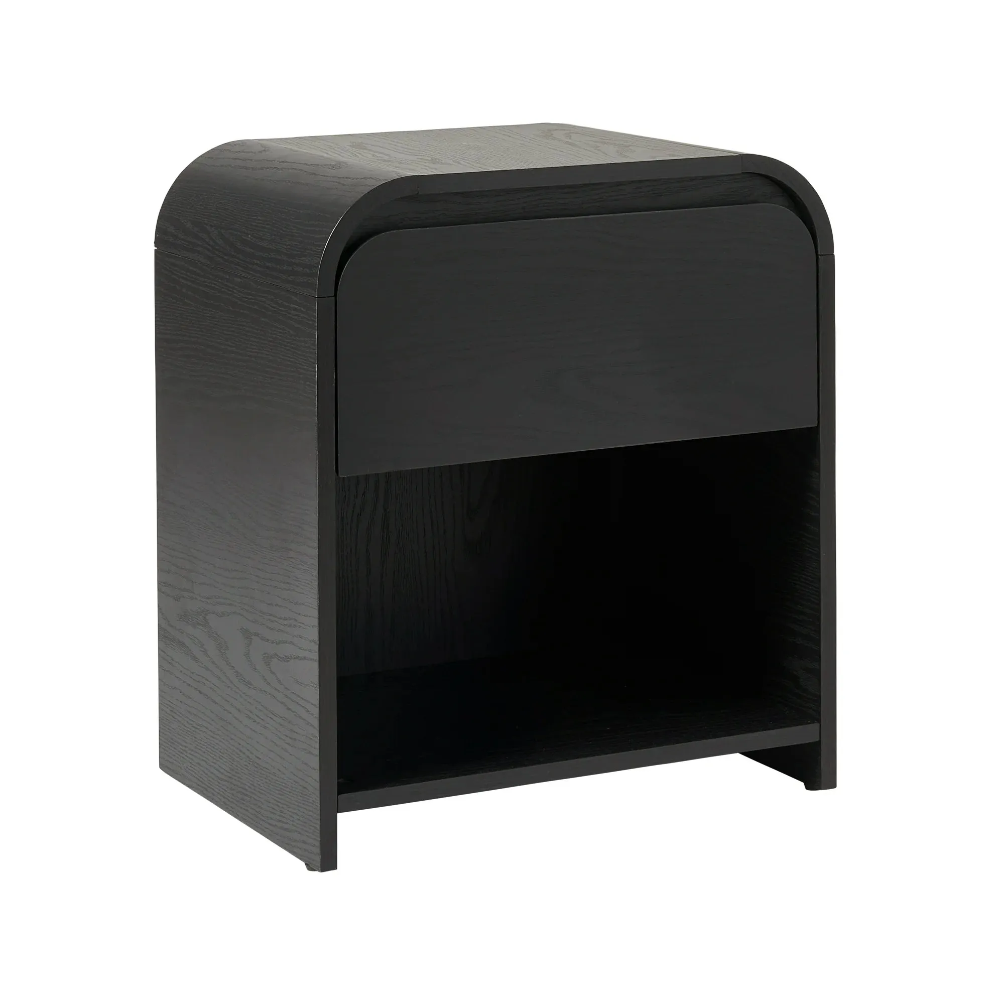 Better Homes & Gardens BHS436249972037 Juliet Nightstand with USB, Rich Black Finish