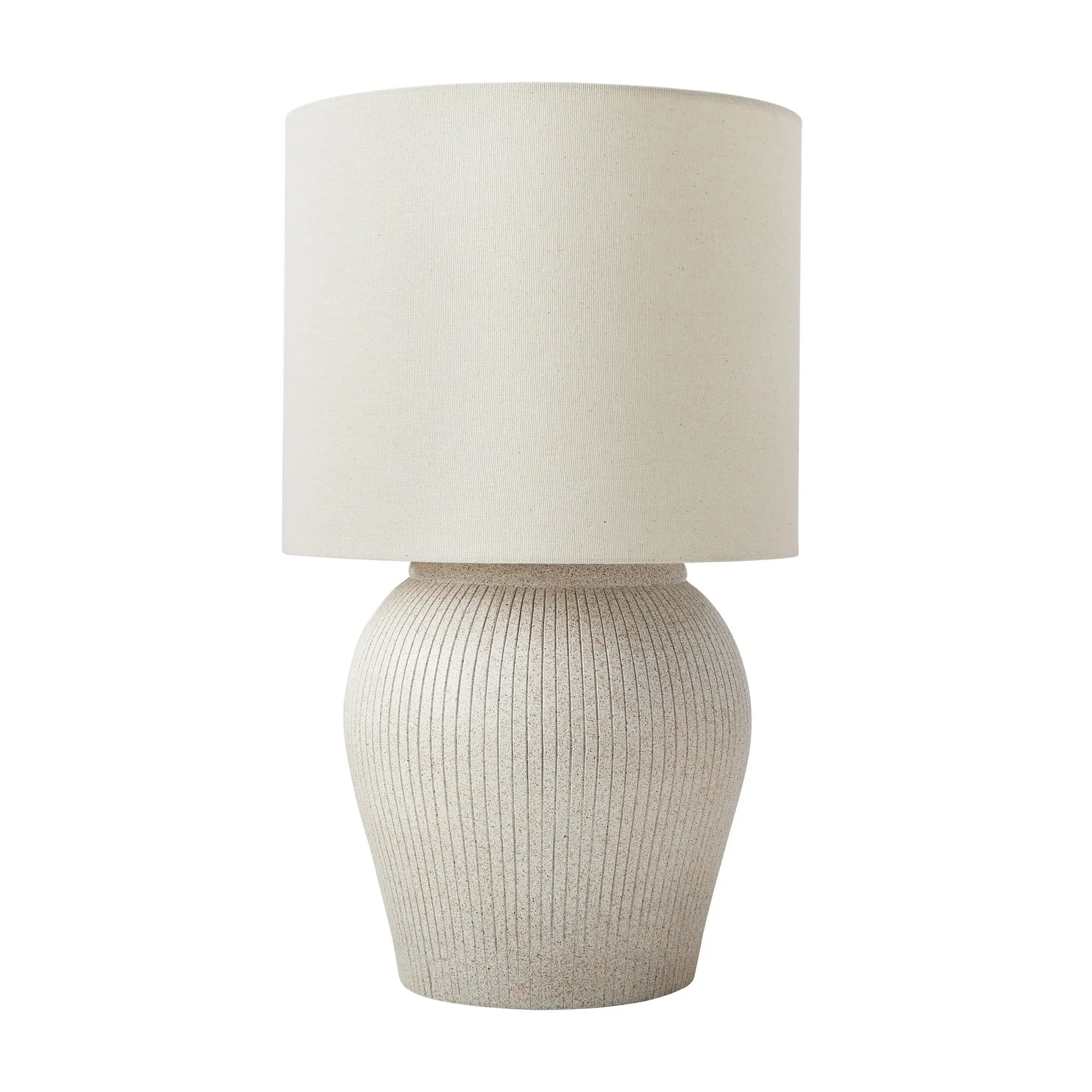 Better Homes & Gardens CPLT1009 21" Raw Sand Table Lamp with Shade by Dave & Jenny Marrs