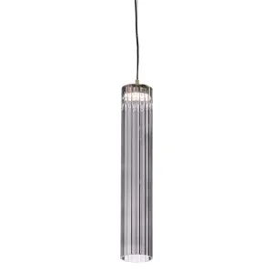 Big LED Borosilicate Glass Pendant Lamp with Shiny Gold Finish