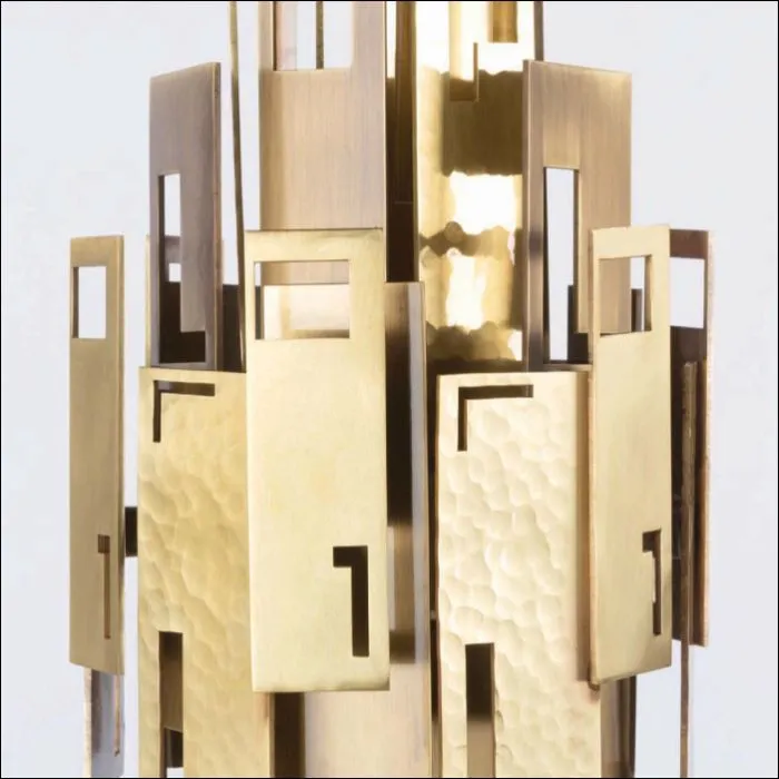 Boutique-Style Italian Metal Table Lamp With Shade