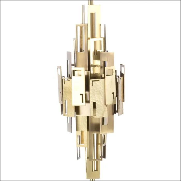 Boutique-Style Italian Metal Table Lamp With Shade