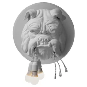 Bulldog Ceramic Wall Lamp