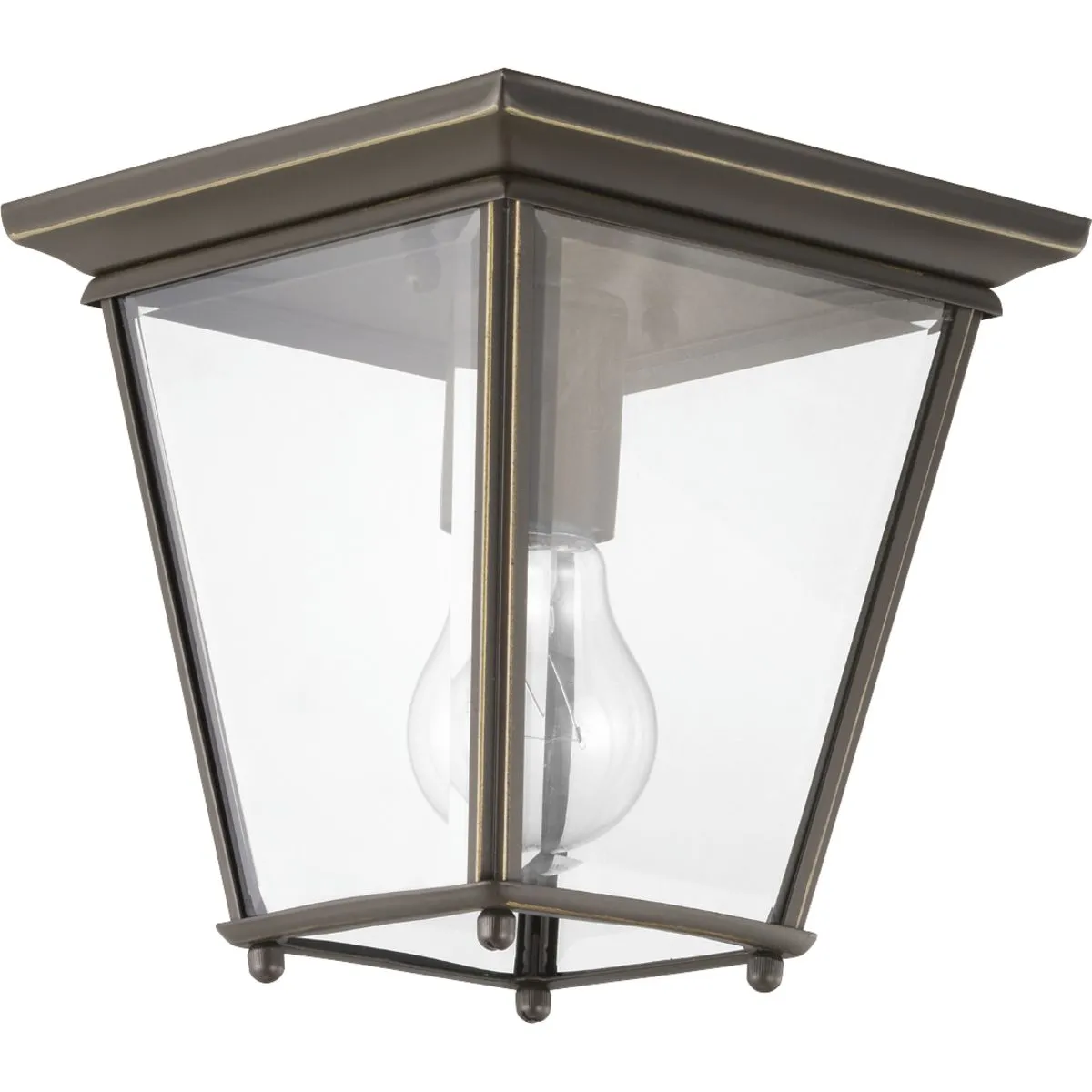 Burlington Collection One-Light 7" Outdoor Flush Mount