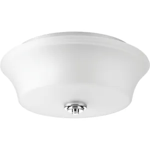 Cascadia Collection Two-Light 14" Flush Mount