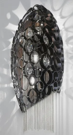 Chrysalis Pure Steel Wall Light