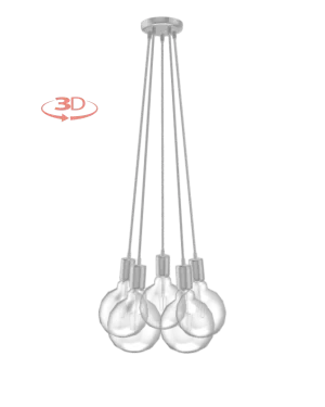 Cluster Chandelier - Even: Design Your Own 5 Pendant