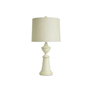Collective Design By Stylecraft Baluster Style Table Lamp TL332567JCDS - SATIN WHITE ONE SIZE