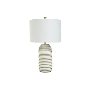 Collective Design By Stylecraft White Washed Wood Table Lamp TL211503JCADS - WHITE ONE SIZE