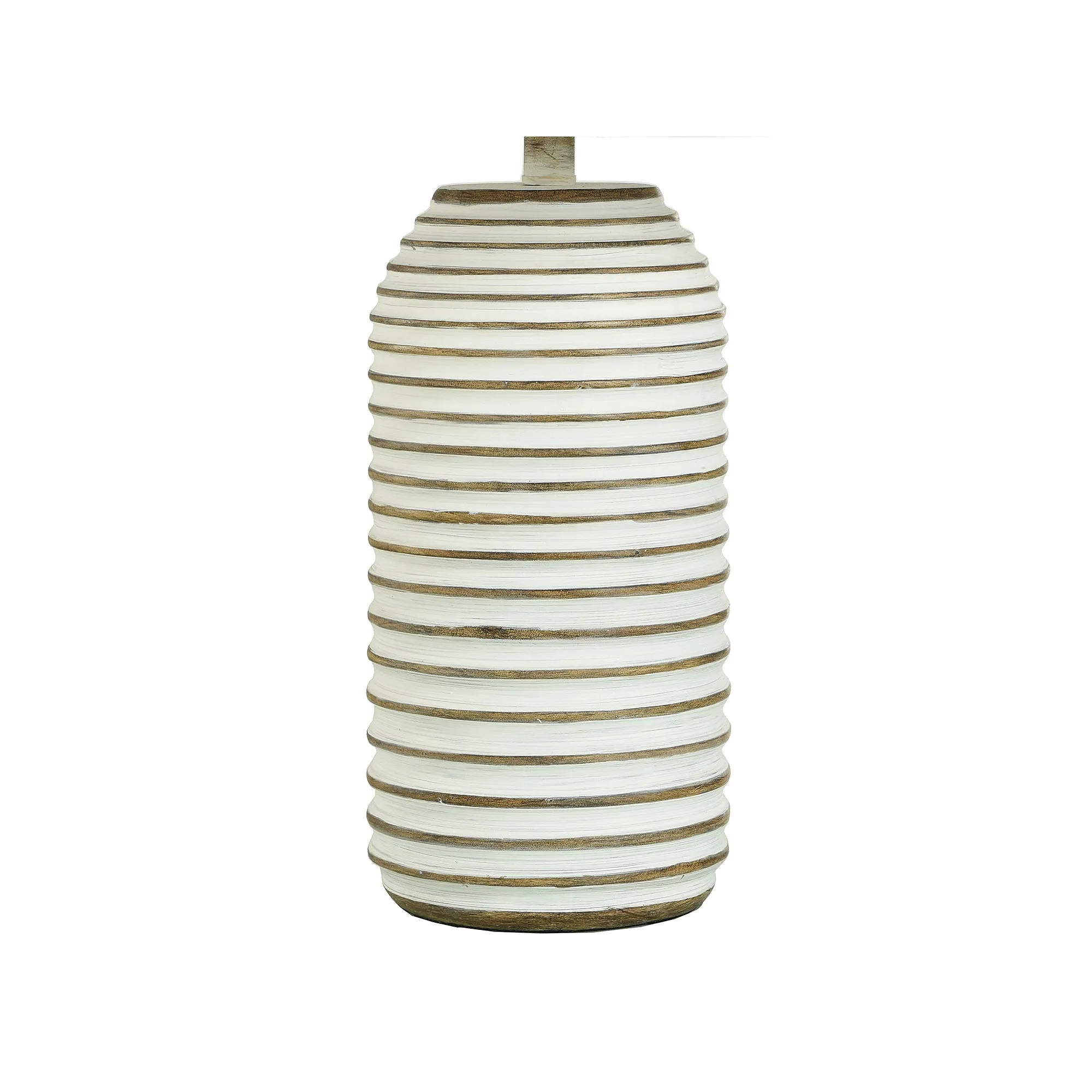 Collective Design By Stylecraft White Washed Wood Table Lamp TL211503JCADS - WHITE ONE SIZE