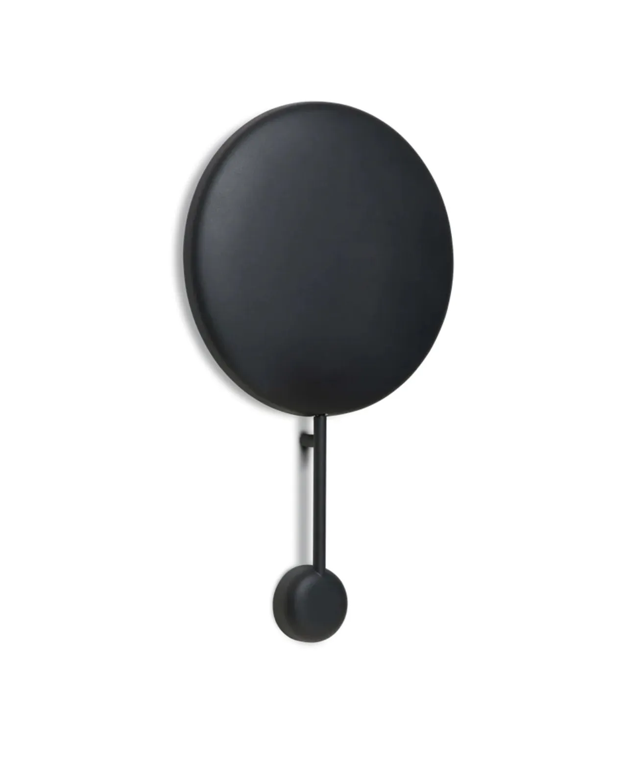 Contemporary Black Circular Wall Light