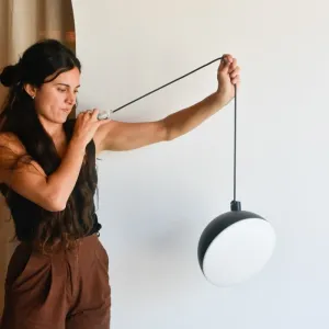 Contemporary Demi Globe Pendant Light | SALE | Pick Up Only