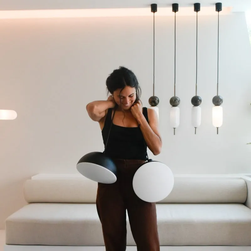Contemporary Demi Globe Pendant Light | SALE | Pick Up Only