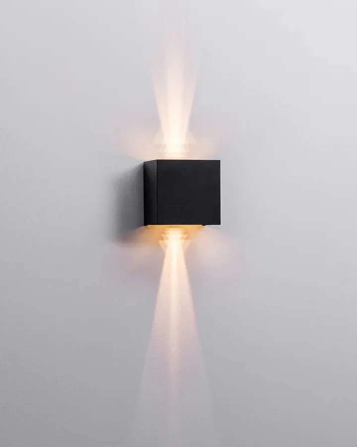 Contemporary Square Mount Wall Light | Assorted Finishes | TRIColour