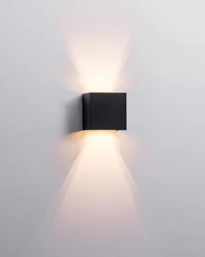 Contemporary Square Mount Wall Light | Assorted Finishes | TRIColour
