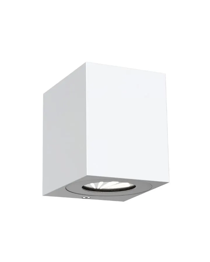 Contemporary Up & Down Cube Wall Light