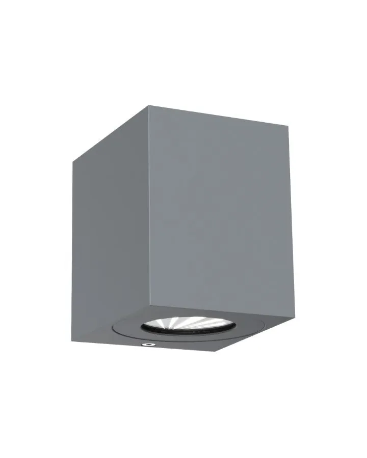 Contemporary Up & Down Cube Wall Light
