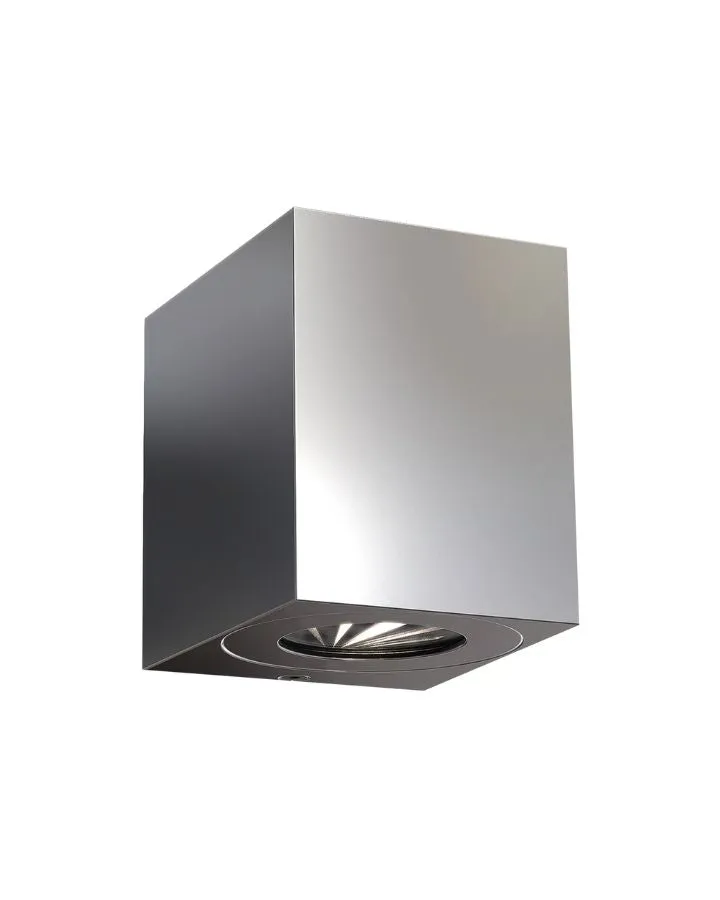 Contemporary Up & Down Cube Wall Light