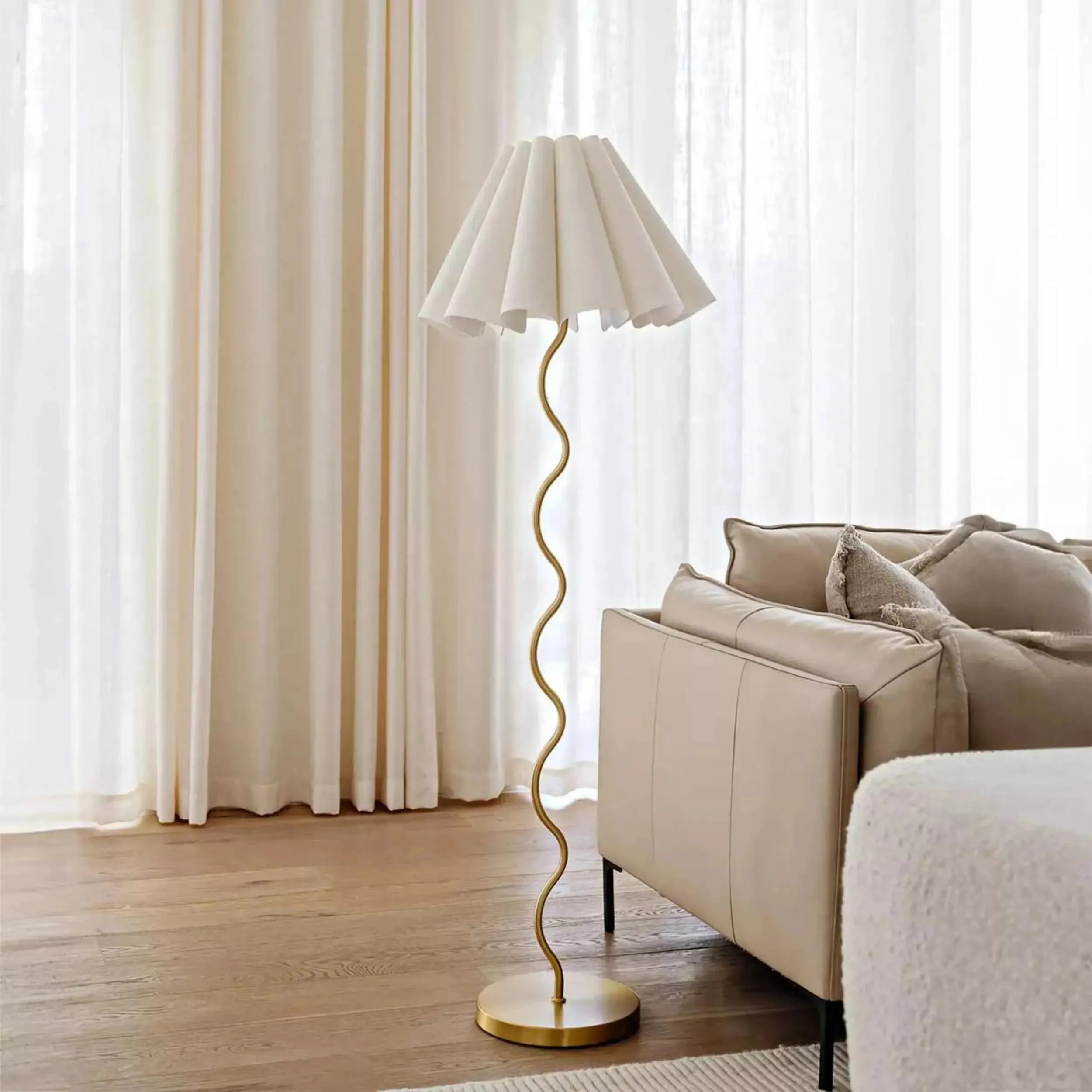 Cora Floor Lamp - Natural