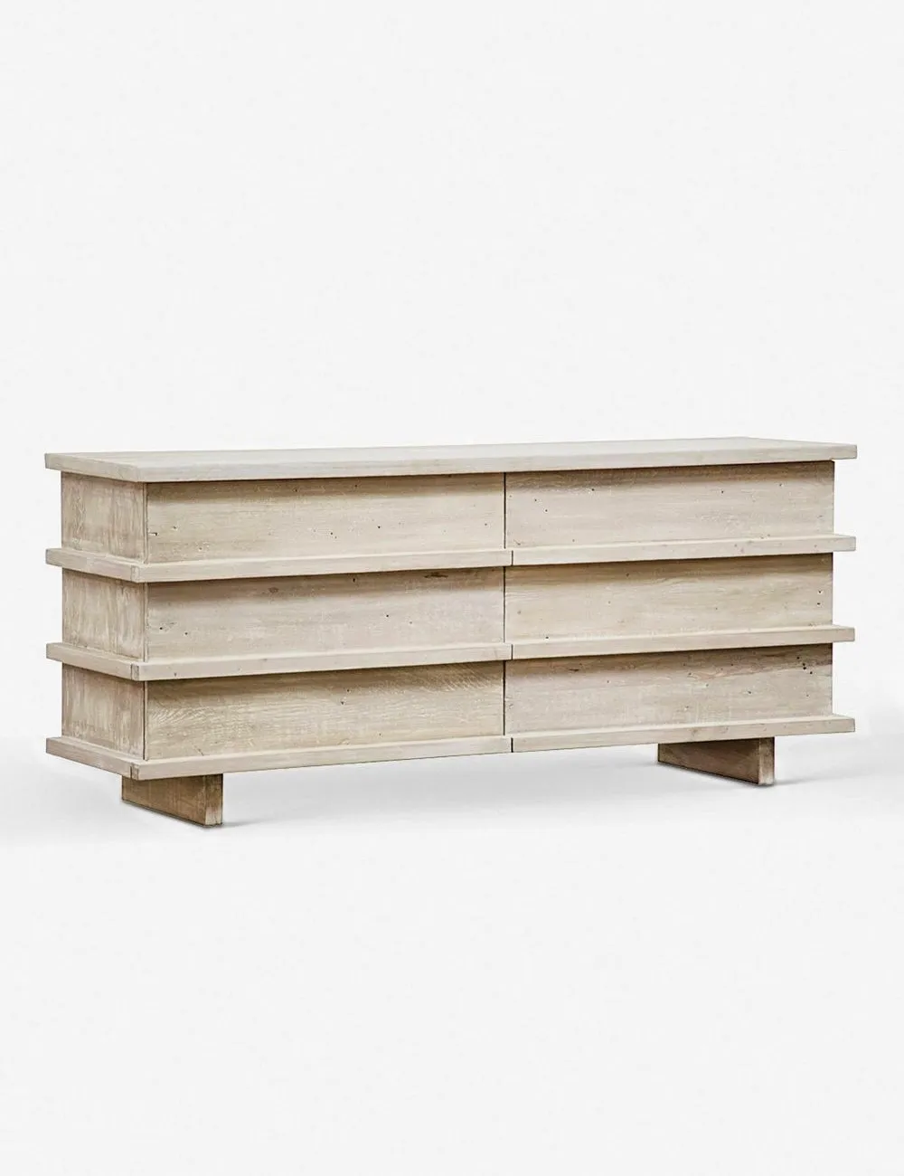 Corliss 6-Drawer Dresser, White Wash