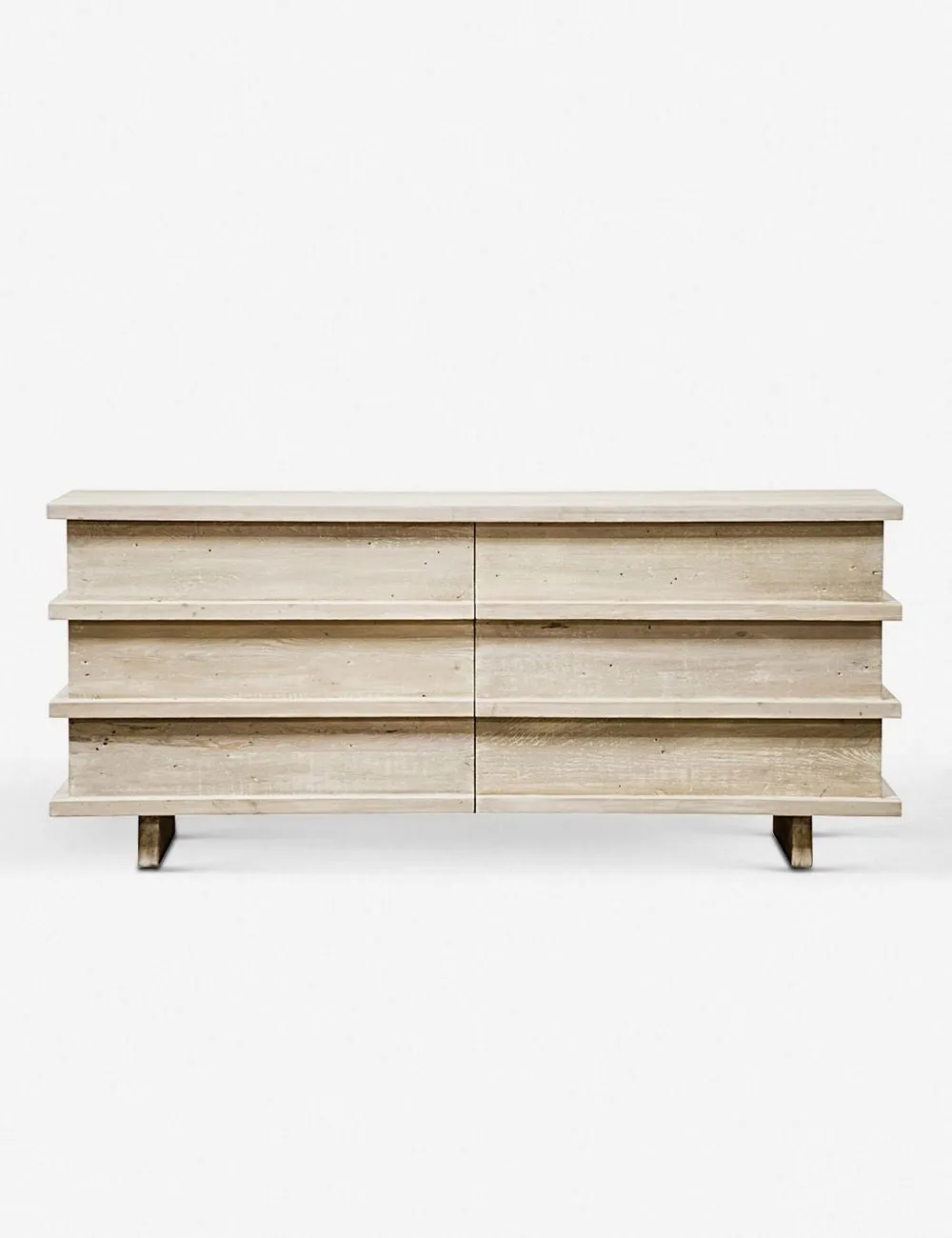 Corliss 6-Drawer Dresser, White Wash