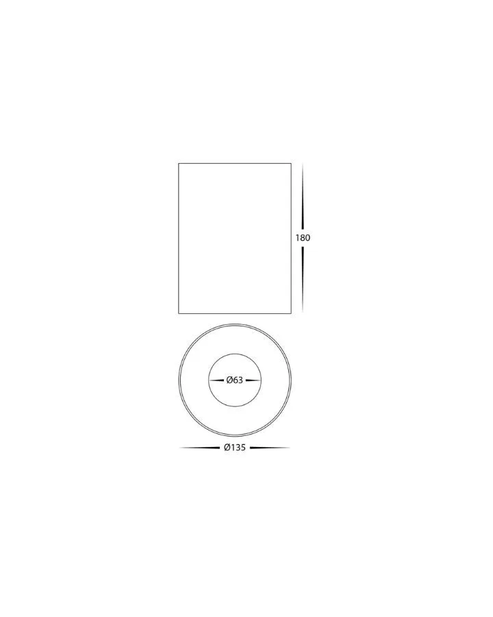 Cylindrical Aluminium Downlight | 5 Colour LED