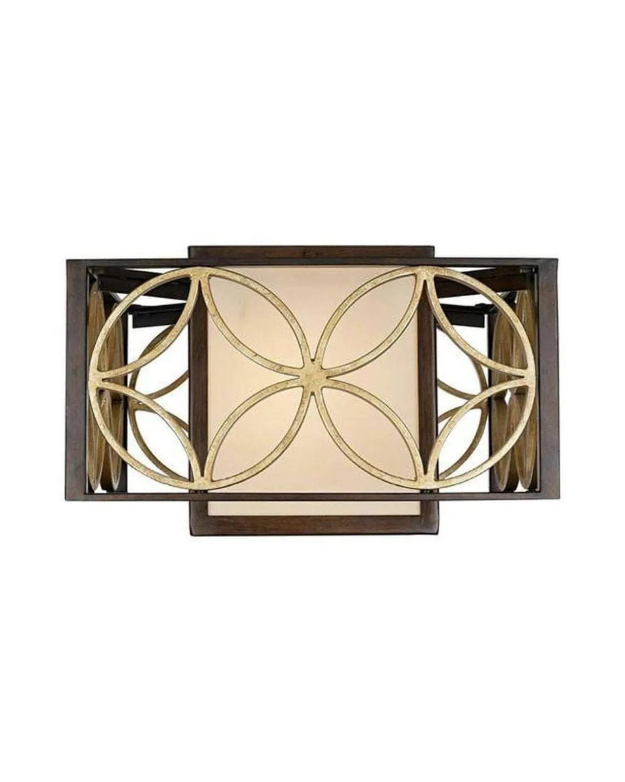 Decorative Bronze and Gold Ceiling Light