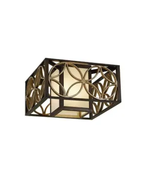 Decorative Bronze and Gold Ceiling Light