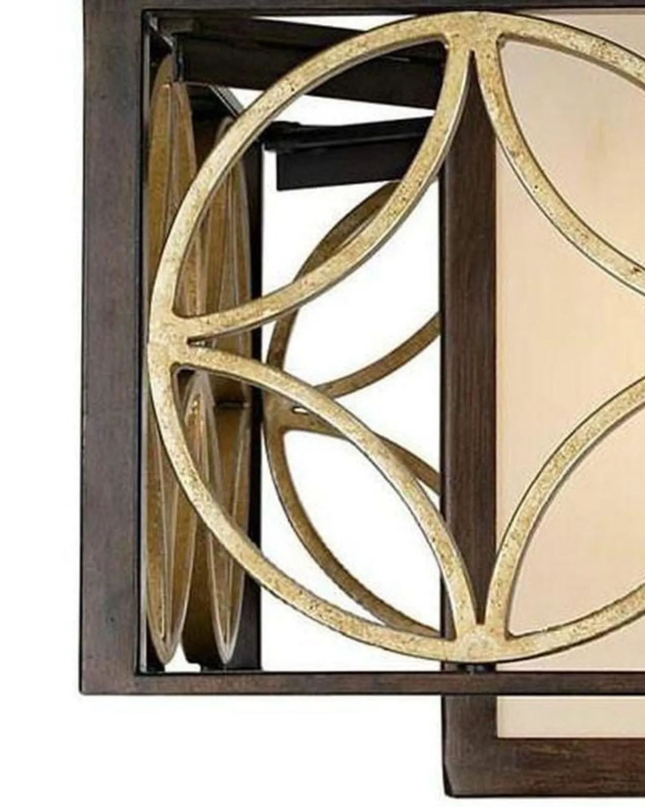 Decorative Bronze and Gold Ceiling Light