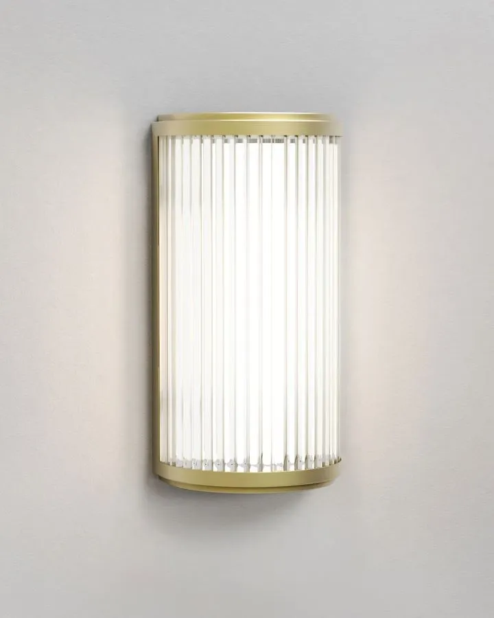 Dimmable Transitional Glass Rod Wall Light